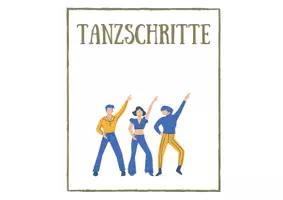 Vorschau - Stationenlernen - Tanzschritte zum Selbstlernen mit Grafiken - Deckblatt