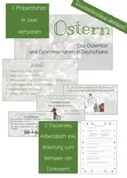 Vorschau - Arbeitsblätter - DaF/DaZ-Paket zu Ostern und Ostertraditionen in Deutschland - Deckblatt
