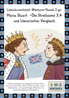 Vorschau - Arbeitsblätter - Weimarer Klassik 2 go: Maria Stuart - Streit - Deckblatt