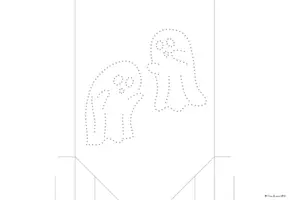 Vorschau - Mal- und Bastelvorlagen - Halloween-Lichttüten prickeln, Windlichter - Seite 3