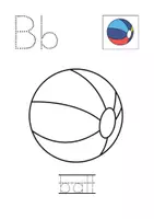 anteprima - Opere didattiche / Libri di testo - Preschool Alphabet Tracing and Coloring Book - Pagina 2
