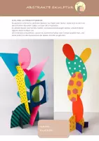 Vorschau - Stationenlernen - 5_Abstrakte Skulptur_Selbstlernheft - Deckblatt
