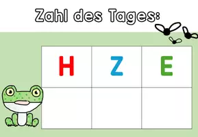 Vorschau - Stundenentwürfe - Zahlenraum 1000: 999 Froschgeschwister Zahl des Tages - Seite 1