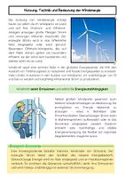 Vorschau - Arbeitsblätter - Windkraft Materialpaket: Aufbau, erneuerbare Energien, Offshore & Naturschutz - Seite 3