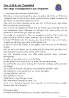 Vorschau - Mal- und Bastelvorlagen - Windlicht basteln mit Entspannungsreise – Sankt Martin - Seite 1