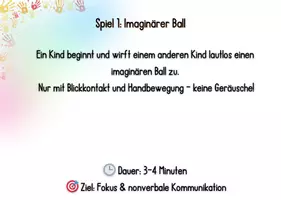 Vorschau - Bildkarten - 10 kurze Entspannungsspiele für die ganze Klasse – sofort einsetzbar! - Seite 2