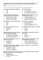 Vorschau - Test - Lektüretest - "Als Hitler das rosa Kaninchen stahl" (Judith Kerr) - Seite 1