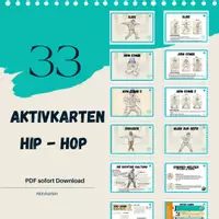 Vorschau - Anderer Materialtyp - Aktivkarten Bewegung I Tanzkarten I Unterrichtsmaterialien I Spielideen I Choreoideen I Lernkarten I Tanzen - Deckblatt