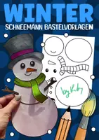 Vorschau - Mal- und Bastelvorlagen - Schneemann Bastelvorlagen - Kunst im Winter - Deckblatt