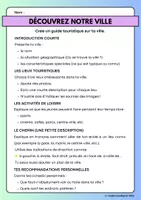 Vorschau - Arbeitsblätter - Guide touristique (2. Lernjahr Französisch) - Deckblatt