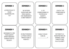 anteprima - Flashcard - Flashcards Conversazione per l'Inclusione✨ - Pagina 2