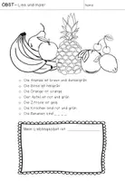 Vorschau - Arbeitsblätter - DaZ-Paket "Obst & Gemüse" - Lernwörter, Maldiktat, Rätsel (4-fach differenziert) - Seite 3