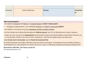 Vorschau - Arbeitsblätter - Bertolt Brecht: Herr Keuner und die Flut (Parabel) - Seite 1