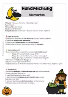 Vorschau - Arbeitsblätter - Halloween – Wortarten (3fach differenziert) - Seite 3