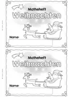 Vorschau - Arbeitsblätter - Mathe Weihnachten 2. Klasse – Rechnen bis 100 | Zahlenreihen, Nachbarzehner, Vorgänger & Nachfolger | Matheheft mit weihnachtlichen Aufgaben - Seite 1