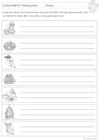 Vorschau - Arbeitsblätter - Schleichdiktat Weihnachten | Deutsch Grundschule | Differenziert | Lesetraining | Abschreiben - Seite 3