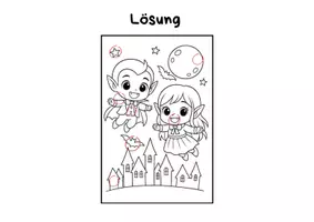 Vorschau - Arbeitsblätter - Halloween Fehlersuchbilder – 6 Arbeitsblätter mit Lösungen - Seite 2