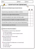 Vorschau - Arbeitsblätter - Verantwortung übernehmen Arbeitsblätter mit Fragen + Lösungen Deutsch DaZ AB - Seite 2