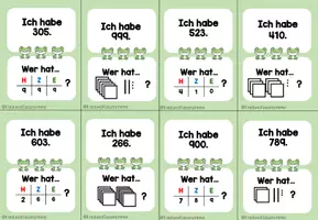 Vorschau - Spiele - Zahlenraum 1000: 999 Froschgeschwister Lesespiele - Seite 2