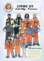 Vorschau - selbst erstellte Cliparts/Grafiken - Clipart-Set - Erste Hilfe "Personen" - Deckblatt