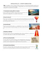 Aperçu - Feuilles d'exercices - Coincidences: Dialogue + Role Play Scenarios (A2/B1 Level) - Page 2