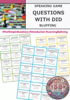 Vorschau - Spiele - Introducing Past Simple Questions with Did: Speaking Game - Deckblatt