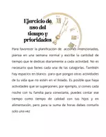 Vista previa - Hojas de trabajo - Diario Gestión del tiempo y prioridades - Portada