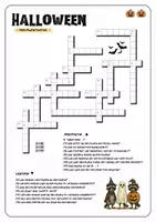 Vorschau - Arbeitsblätter - HALLOWEEN - Kreuzworträsel (3 Versionen) - Seite 2