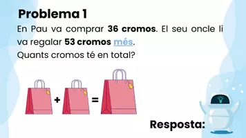 Vista previa - Refuerzo / NEE / Materiales de apoyo - Problemes Matemàtics I. 2n Primària (Adaptat) - página 3