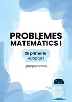 Vista previa - Refuerzo / NEE / Materiales de apoyo - Problemes Matemàtics I. 2n Primària (Adaptat) - Portada