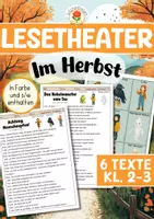 Vorschau - Text - Lesetheater - Im Herbst (Klasse 2-3) - Deckblatt