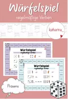 Vorschau - Spiele - Würfelspiel: regelmäßige Verben (Wortarten) - Deckblatt