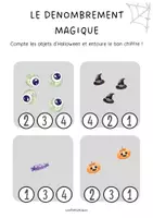 Aperçu - Apprentissages en autonomie - Mon faux cahier de vacances MS - version Halloween - Page 3