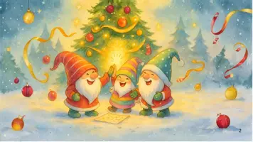Aperçu - Autre type de ressources - les farces scintillantes des petits nains de noel - Page 1