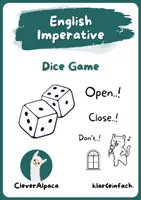 Vorschau - Stationenlernen - IMPERATIVE Dice Game · Englisch 5. Klasse - Deckblatt