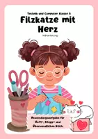 Vorschau - Mal- und Bastelvorlagen - Nähanleitung Filzkatze. TC Klasse 5 - Deckblatt