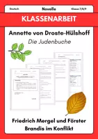Vorschau - Arbeitsblätter - Materialpaket Klassenarbeiten – Annette von Droste-Hülshoff „Die Judenbuche“ | Klassenarbeiten mit Erwartungshorizont - Seite 1