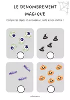 Aperçu - Feuilles d'exercices - Mon faux cahier de vacances GS - version Halloween - Page 3