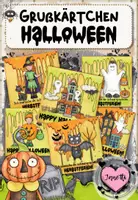 Vorschau - Bildkarten - Grußkarten Herbstferien | Happy Halloween - Deckblatt