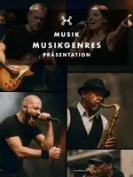Vorschau - Präsentationen/Tafelbilder - Musikgenres (Präsentation mit Hörbeispielen) Jgst. 6-8 - Deckblatt