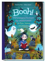 Vorschau - Text - Vorlesebuch: „Booh! – Vorlesegeschichten für Halloween“ Bildschirmpräsentation - Deckblatt