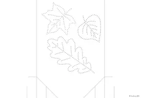 Vorschau - Mal- und Bastelvorlagen - Lichttüten "Herbst" Prickeln Windlichter - Seite 2