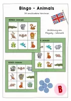 Vorschau - Spiele - Bingo Animals - Wortschatz Englisch (Playway 3) - Deckblatt
