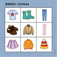 Vorschau - Spiele - Bingo Clothes/Kleidung - Wortschatz Englisch (Playway 3) - Seite 3