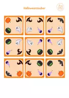 Vorschau - Stationenlernen - Halloweenzauber - Bildersuche - Logik Spiel - Seite 3