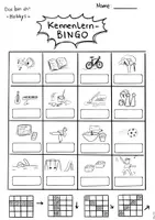 Vorschau - Arbeitsblätter - Das bin ich! Meine Hobbys - Bastelvorlage - Bilder - BINGO Spiel - Seite 3