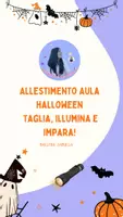 anteprima - Materiale di supporto/inclusione - 🎃 Allestimento Aula halloween Taglia, illumina e impara 👻 - Pagina di copertina