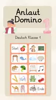 Vorschau - Spiele - Anlaut Domino (Klasse 1) - Deckblatt