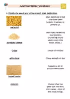 Vorschau - Arbeitsblätter - American Recipe - Deckblatt