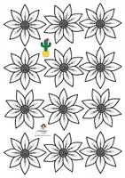 Aperçu - Matériel pour travaux manuels / dessin - Cactus en papier 3D – activité de bricolage à imprimer - Page 2